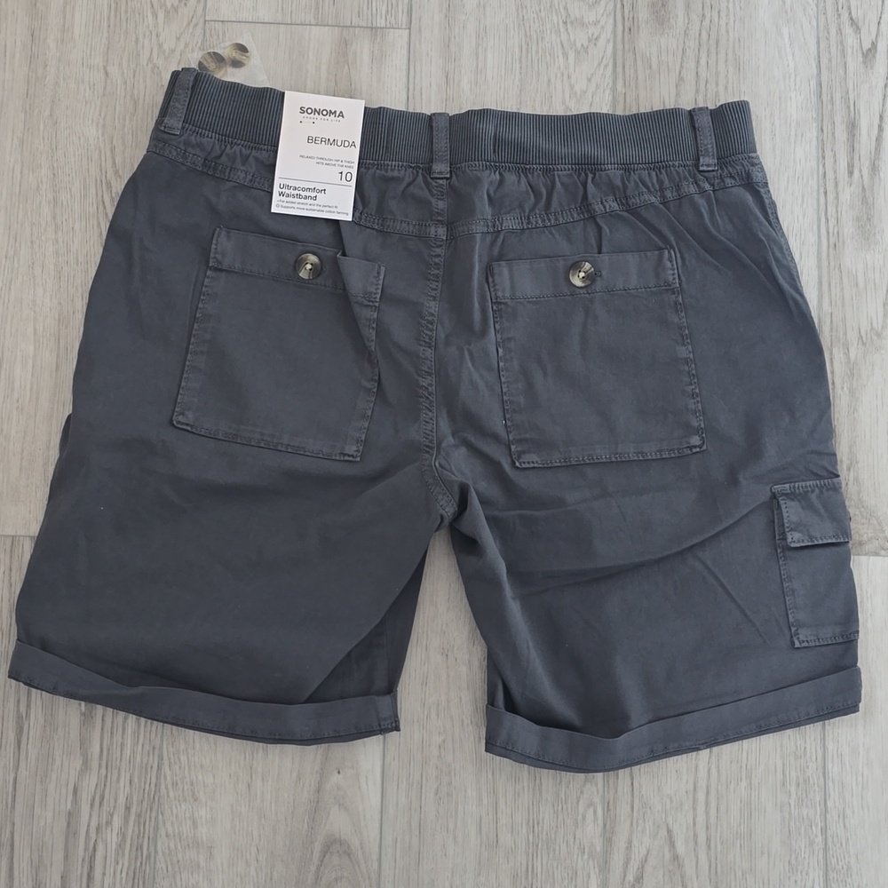 Sonoma Charcoal Bermuda Shorts - Picture 2 of 6